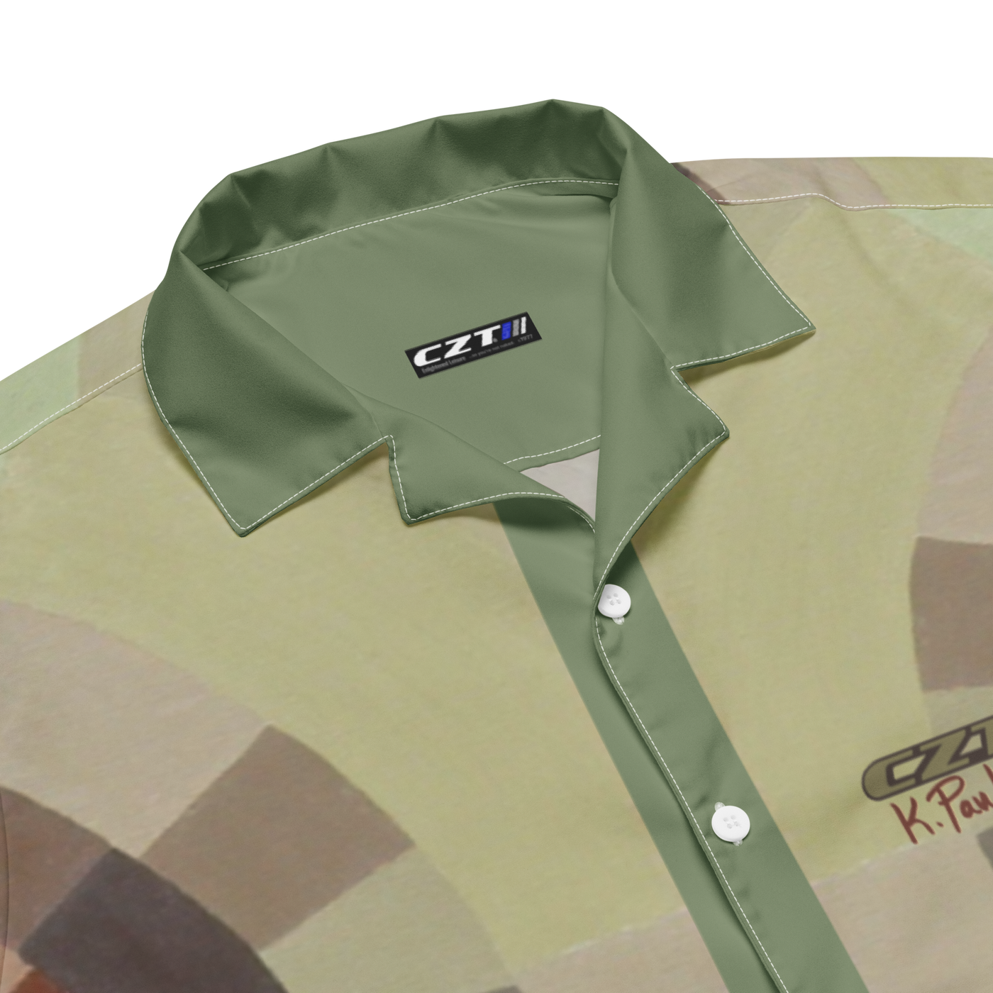 CZT x KP - Mr MOJO SPIRAL - JMorr Bowling Shirt Button-down (Unisex)