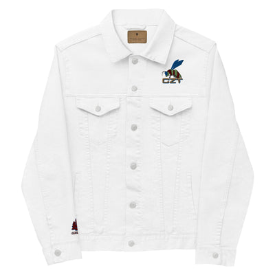 CZT SK8 BEE Best Embroidered Denim Jacket (Unisex)