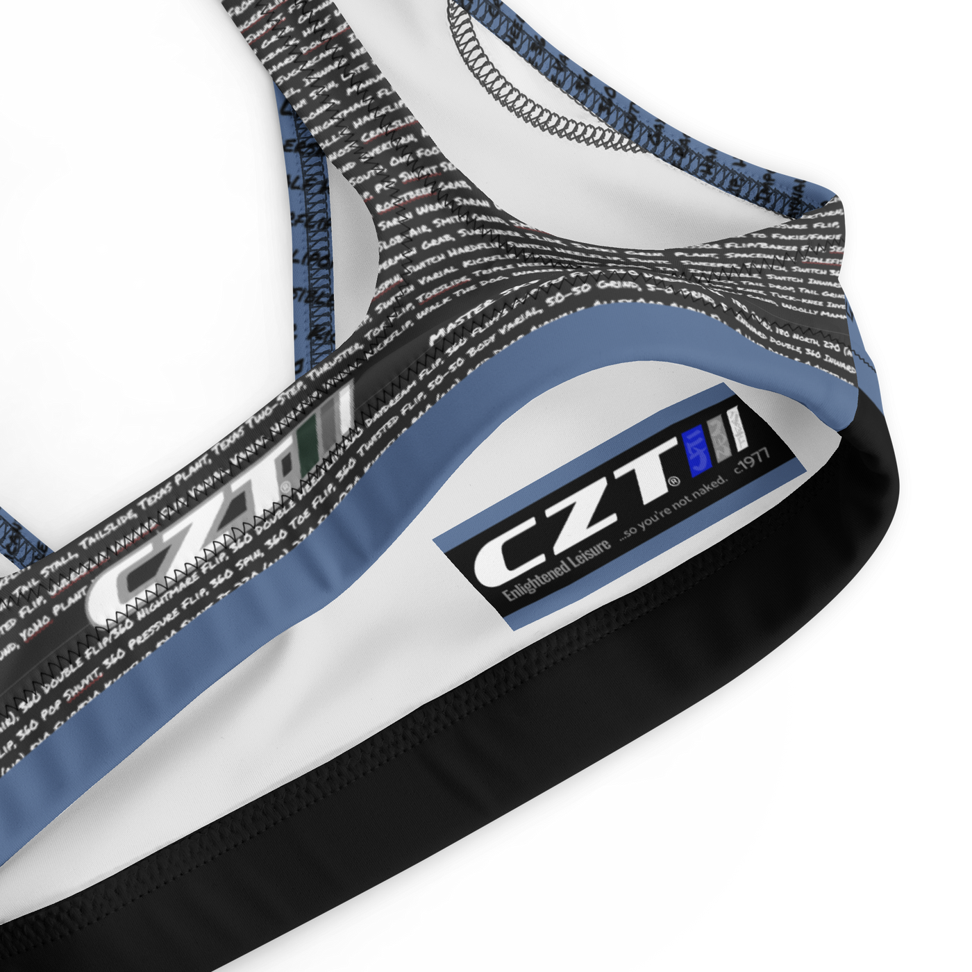 CZT Full SK8 List Bikini Tops - Bandeau, Support, String (Recycled)