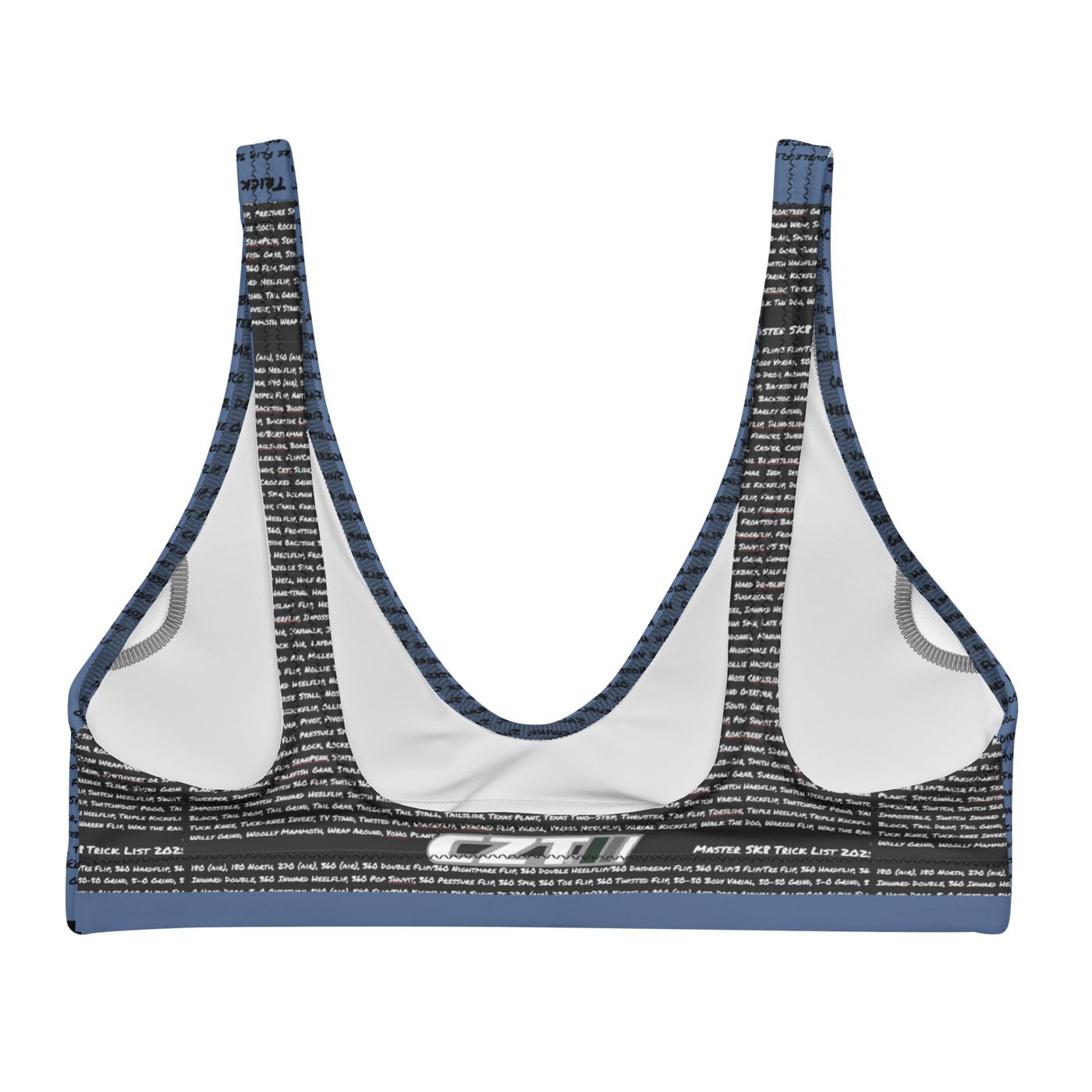 CZT Full SK8 List Bikini Tops - Bandeau, Support, String (Recycled)