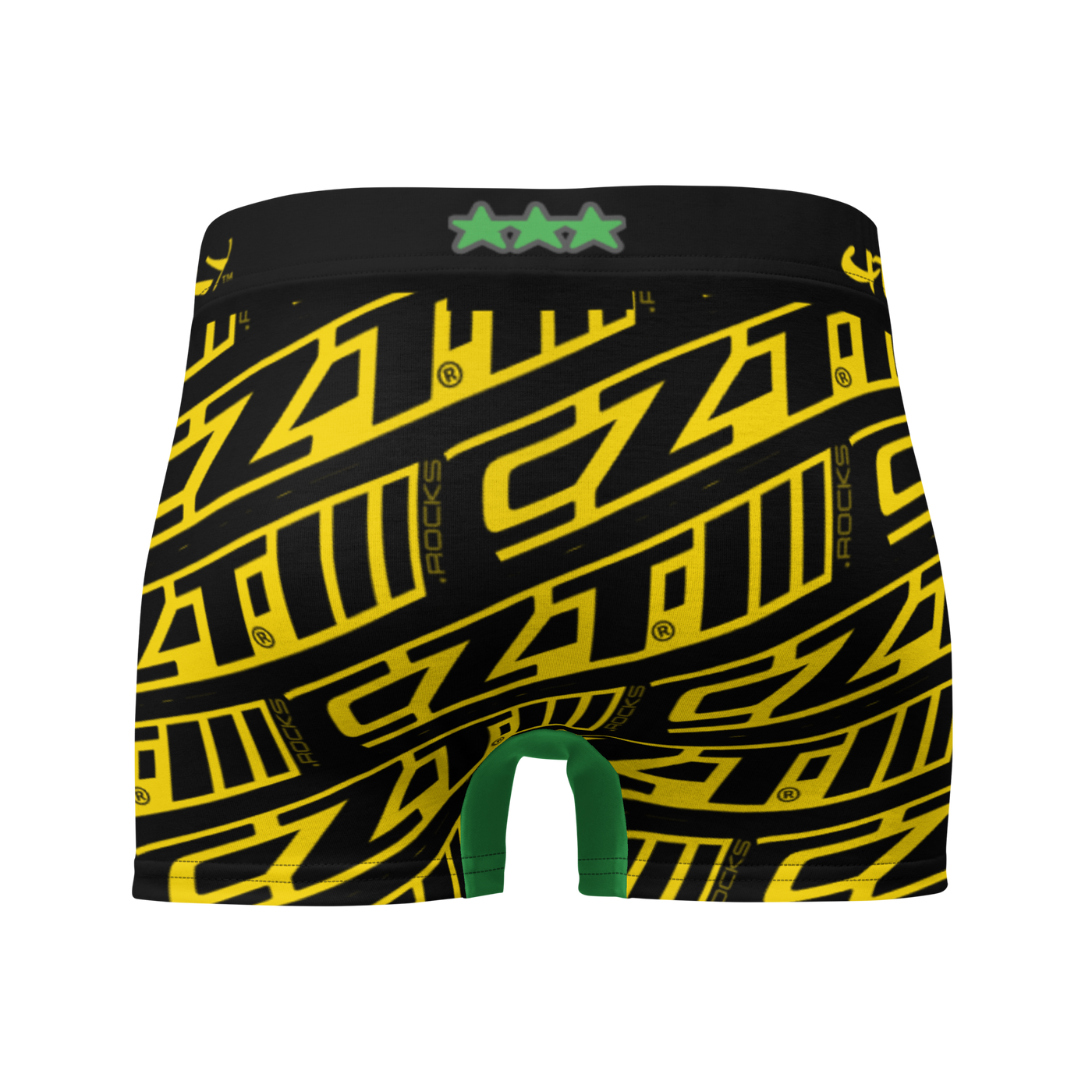 CZT DNC Banner Print Stylishly Snug and Functionally Fitted Men's Boxer Briefs