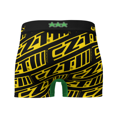 CZT DNC Banner Print Stylishly Snug and Functionally Fitted Men's Boxer Briefs