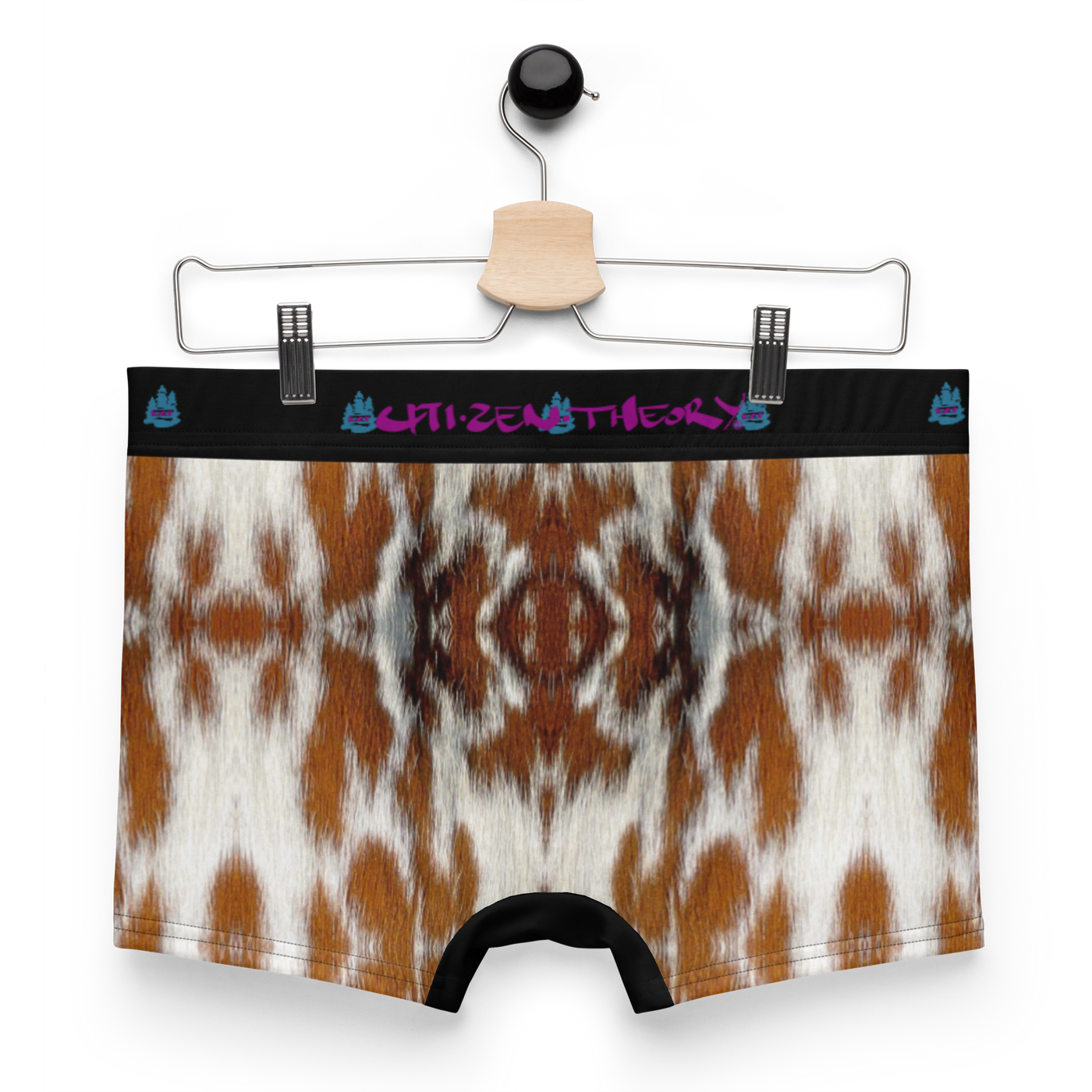 CZT MOO-HIDE Bee & Banner Stylishly Snug and Functionally Fitted Boxer Briefs