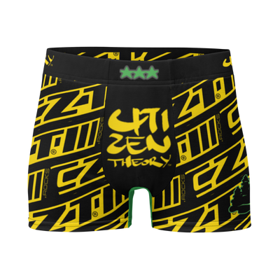 CZT DNC Banner Print Stylishly Snug and Functionally Fitted Men's Boxer Briefs