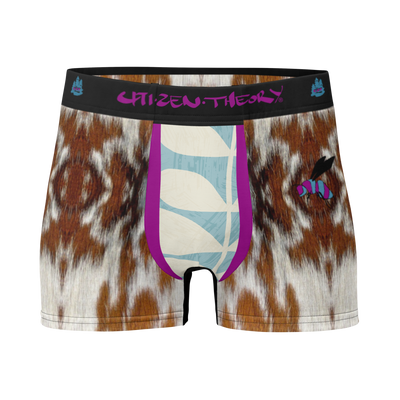 CZT MOO-HIDE Bee & Banner Stylishly Snug and Functionally Fitted Boxer Briefs