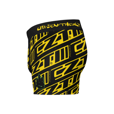 CZT DNC Banner Print Stylishly Snug and Functionally Fitted Men's Boxer Briefs