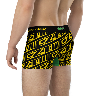 CZT DNC Banner Print Stylishly Snug and Functionally Fitted Men's Boxer Briefs