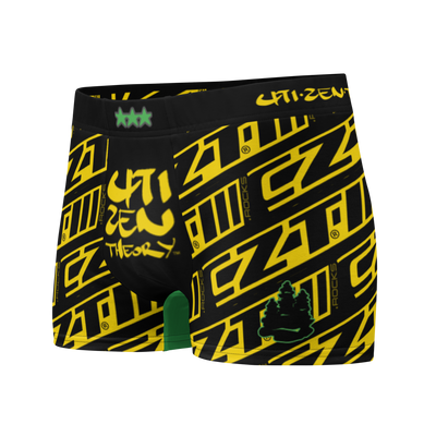 CZT DNC Banner Print Stylishly Snug and Functionally Fitted Men's Boxer Briefs