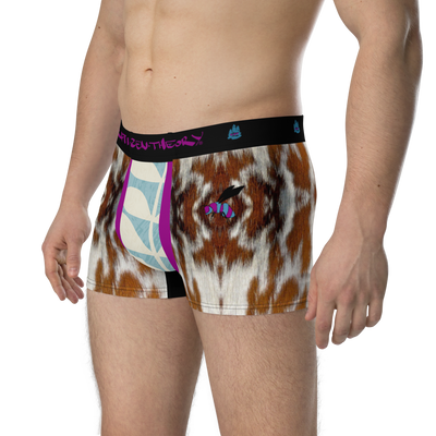 CZT MOO-HIDE Bee & Banner Stylishly Snug and Functionally Fitted Boxer Briefs