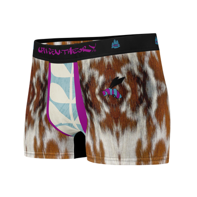 CZT MOO-HIDE Bee & Banner Stylishly Snug and Functionally Fitted Boxer Briefs