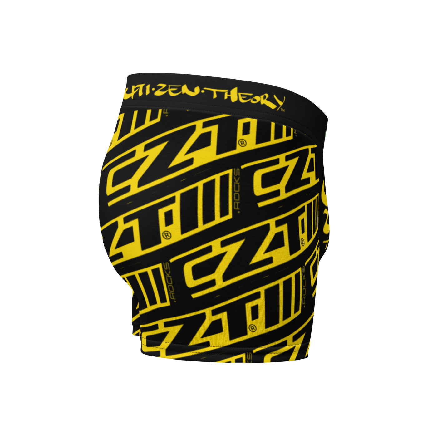 CZT DNC Banner Print Stylishly Snug and Functionally Fitted Men's Boxer Briefs