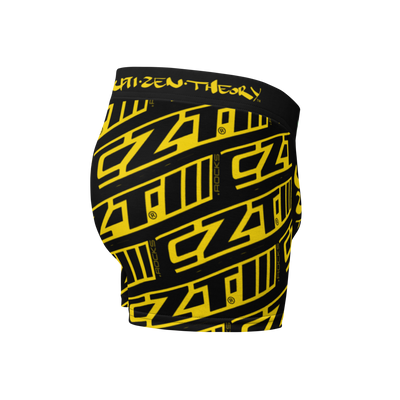 CZT DNC Banner Print Stylishly Snug and Functionally Fitted Men's Boxer Briefs