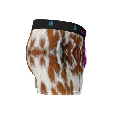 CZT MOO-HIDE Bee & Banner Stylishly Snug and Functionally Fitted Boxer Briefs