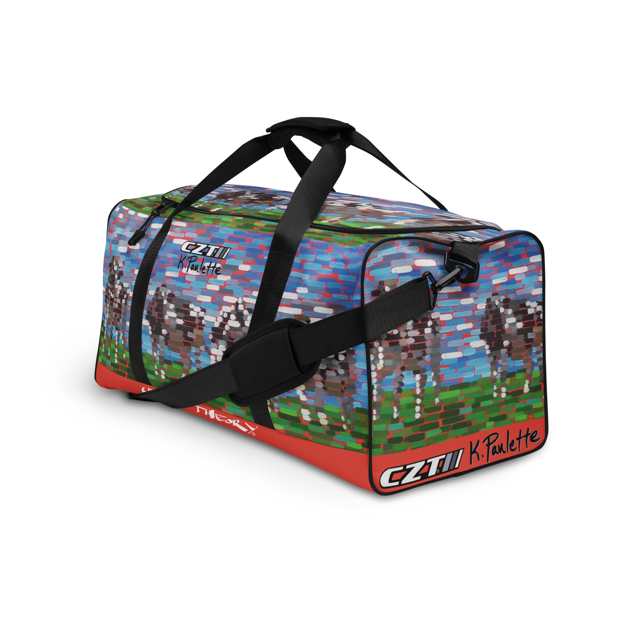 CZT x KP - American Moo Grazing Duffel Bag for Travel & Gym - 70 ...