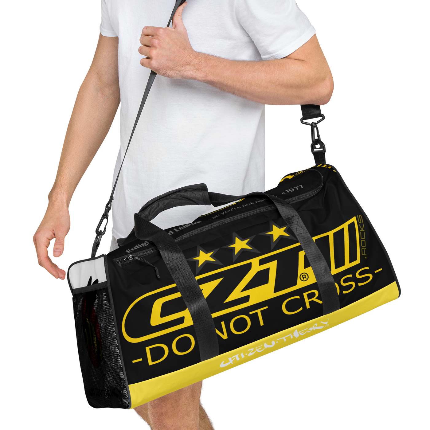 CZT DNC Two-Tone Travel Duffel Bag