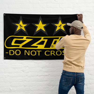 CZT DNC Two-Tone Brand Warning Flag