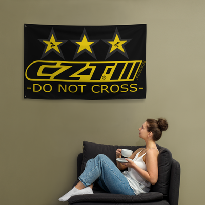 CZT DNC Two-Tone Brand Warning Flag