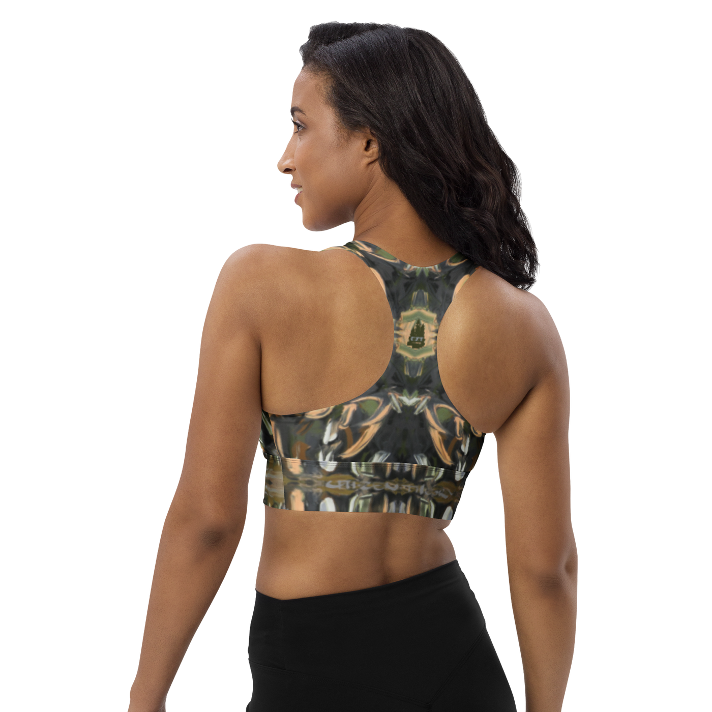 CZT x KP - ELEPHANTS By The WATER - Active Endurance Performance Bra