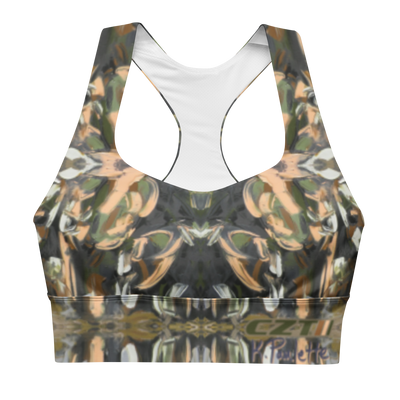 CZT x KP - ELEPHANTS By The WATER - Active Endurance Performance Bra