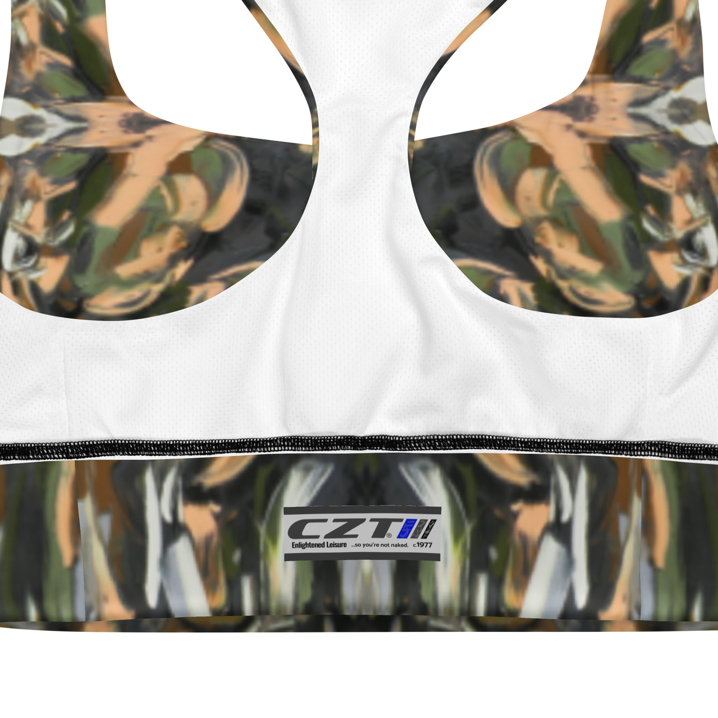 CZT x KP - ELEPHANTS By The WATER - Active Endurance Performance Bra