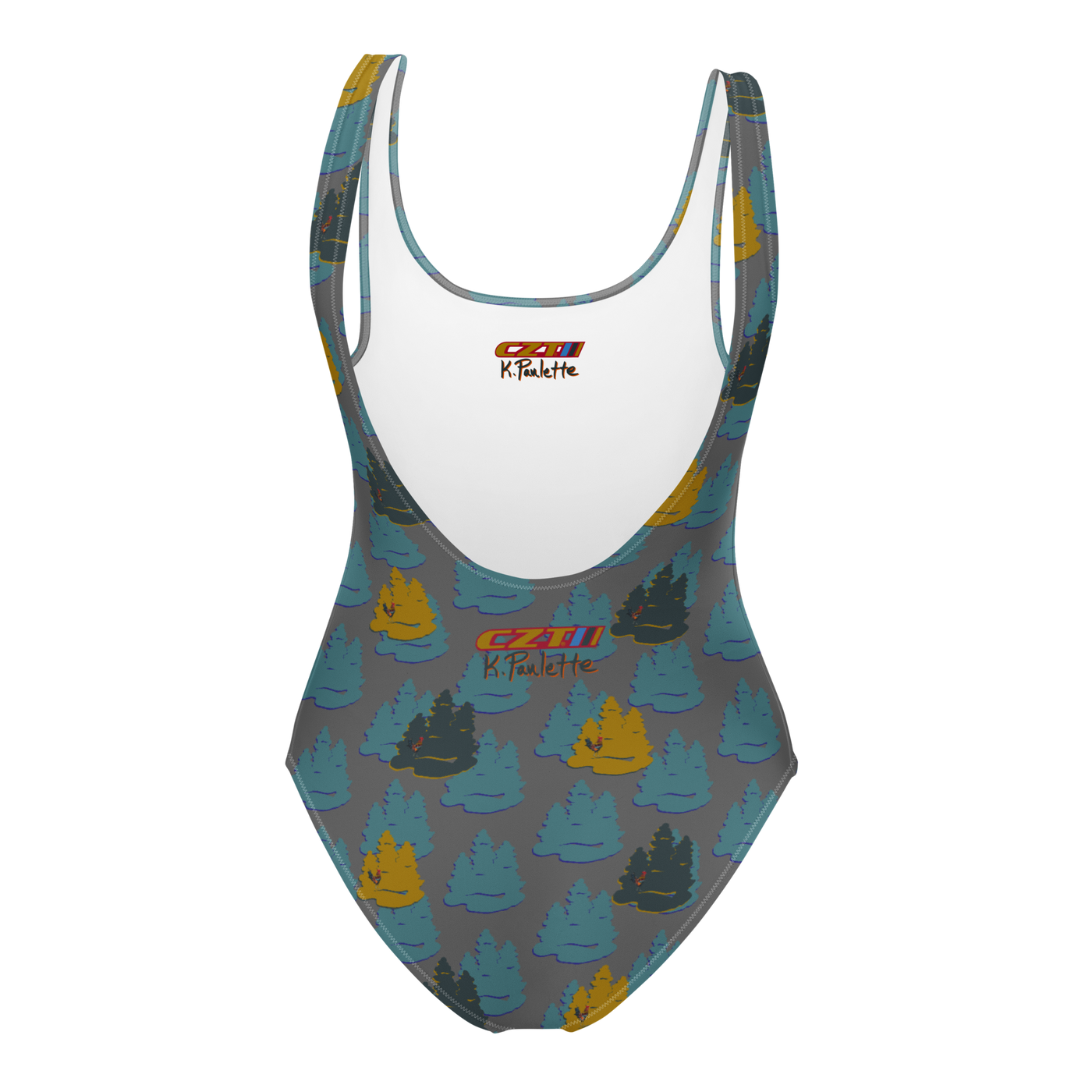 CZT x KP - The BLUEGRASS ROOSTER - One-Piece Swimsuit