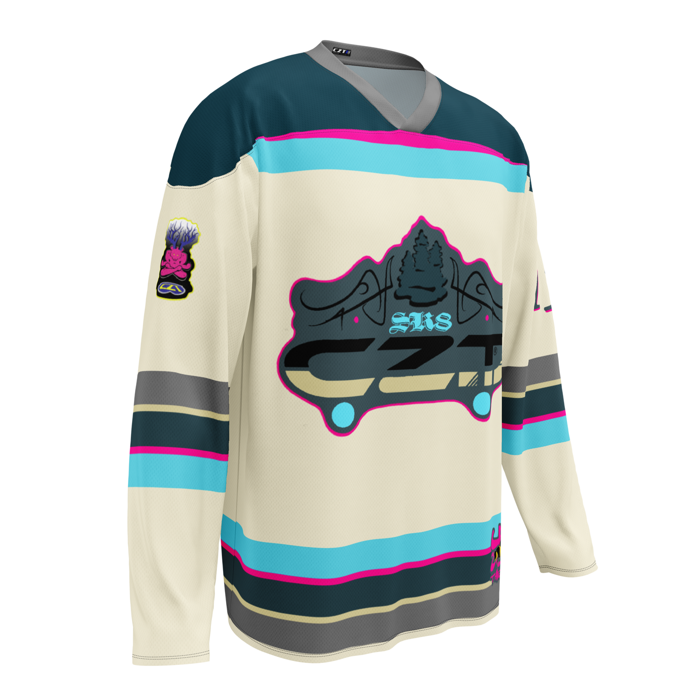 CZT SK8 Logo Hockey Jersey (Recycled)