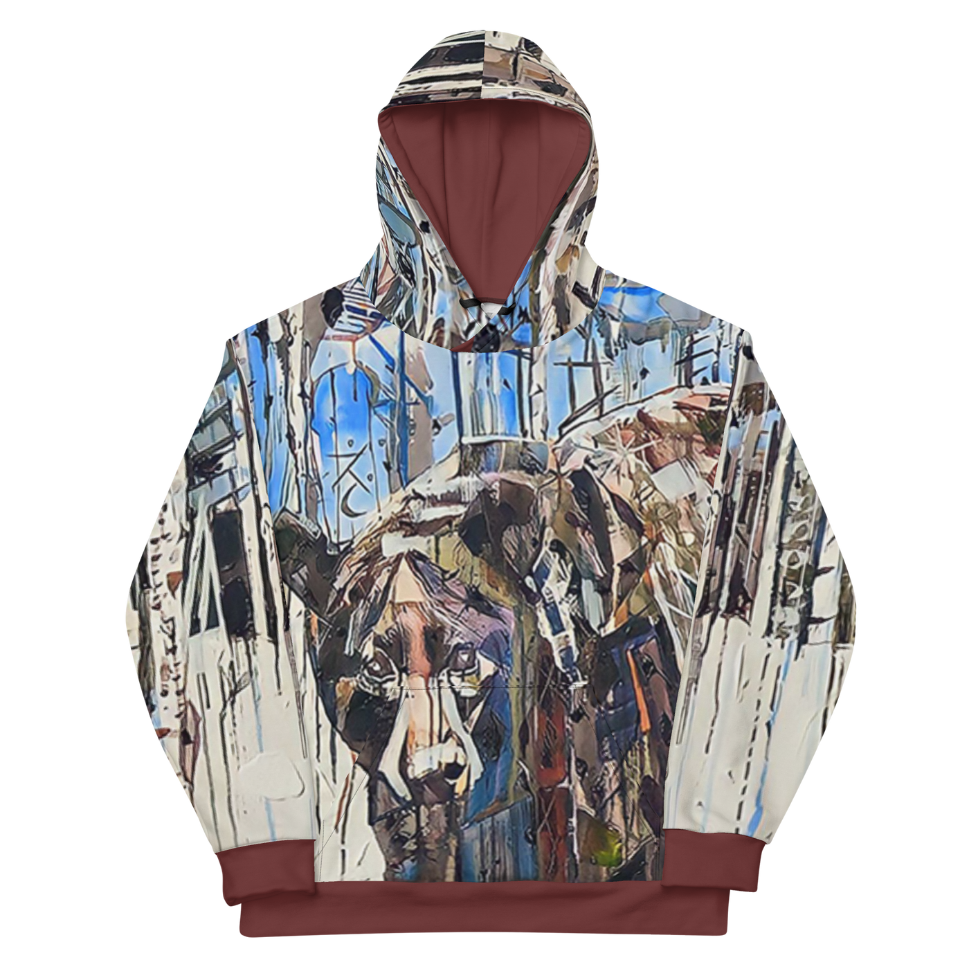 CZT x KP -  BEAR In The BIRCH TREES - HVW8 Hoodie (Unisex)