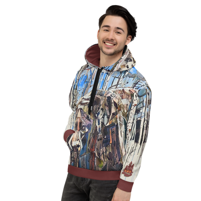 CZT x KP -  BEAR In The BIRCH TREES - HVW8 Hoodie (Unisex)