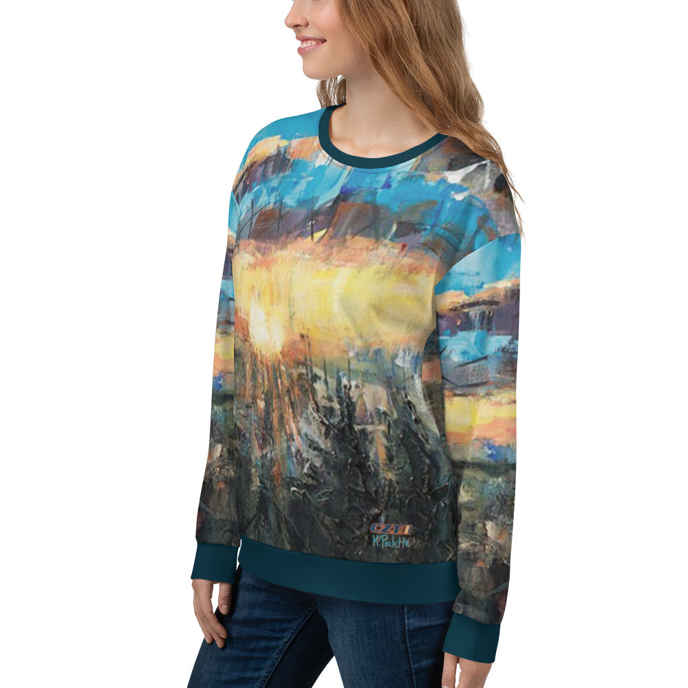 CZT x KP - MOUNTAIN LANDSCAPE - Crewneck Pullover (Unisex)