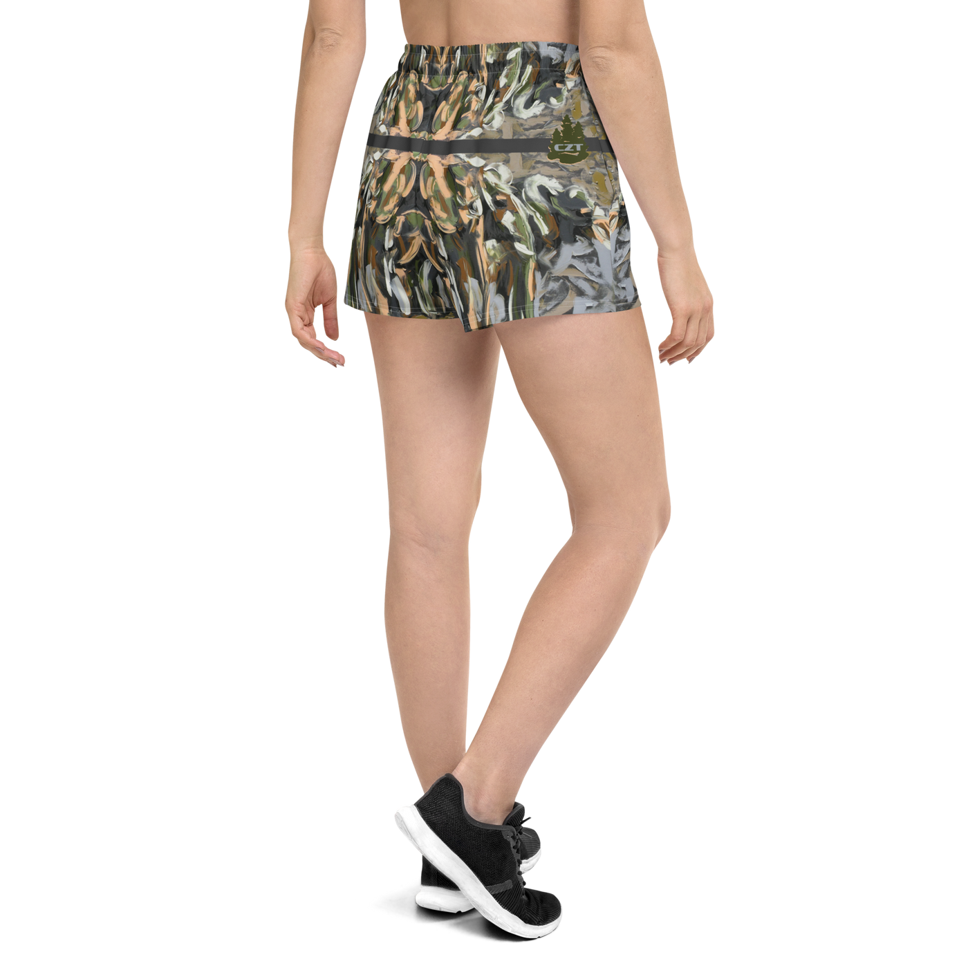 CZT x KP - ELEPHANTS By The WATER - Women’s Shorts (Recycled)