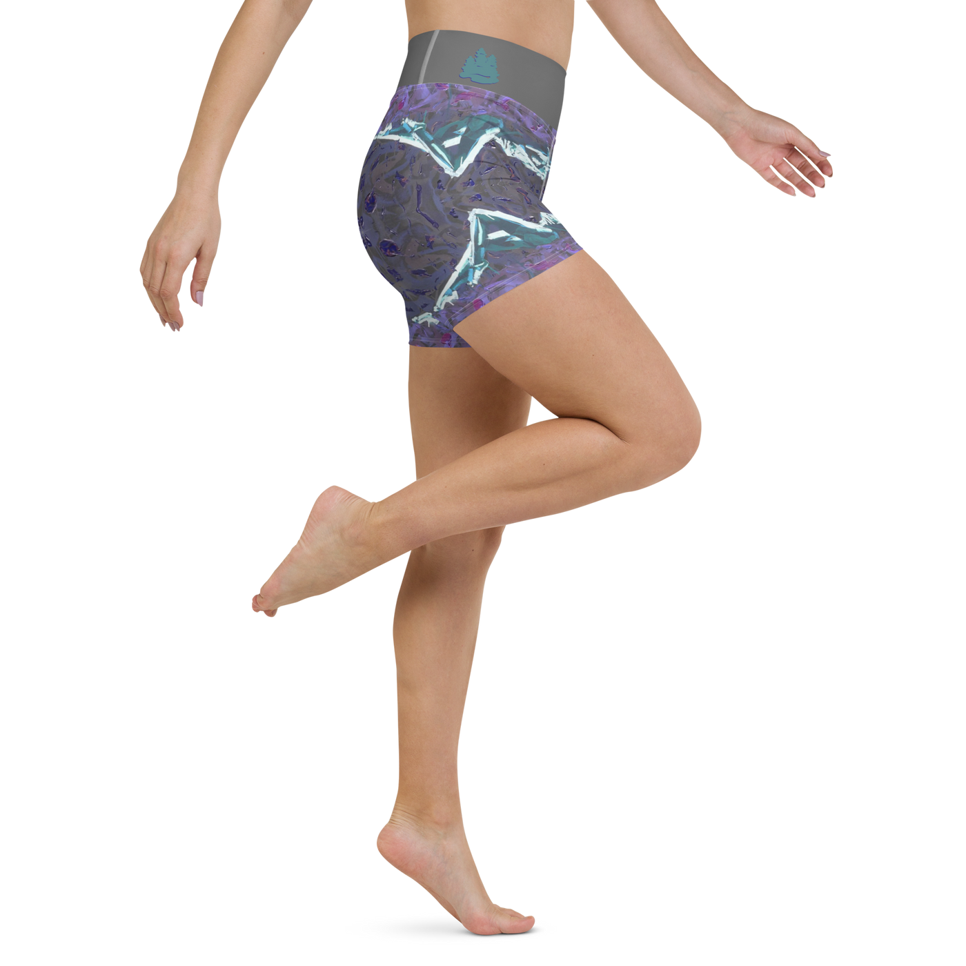 CZT x KP - MOVIN’ The MOUNTAINS - Women’s Yoga Shorts