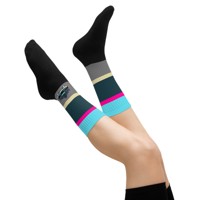CZT SK8 Summer Hockey Cushioned Black Bottom Socks