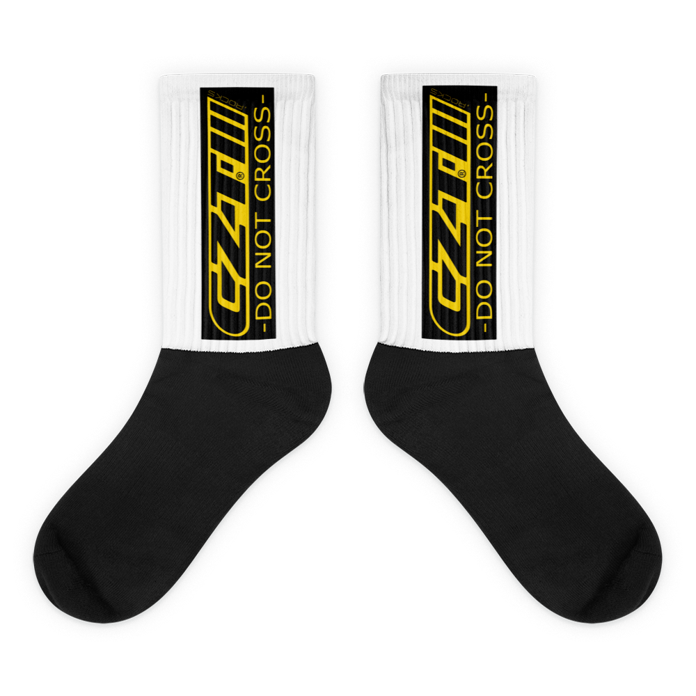 CZT DNC STAR Black Bottom Sublimation Comfy Socks