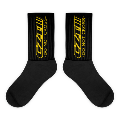 CZT DNC STAR Black Bottom Sublimation Comfy Socks