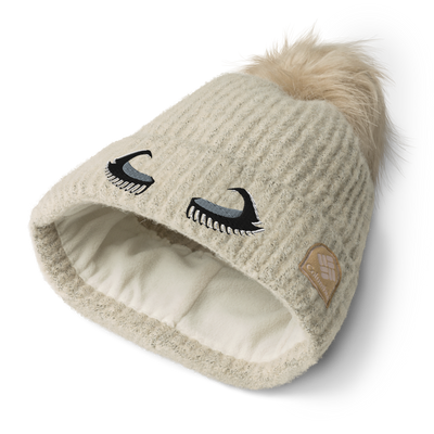 CZT x Columbia Caps-EYES Pom-Pom Beanie