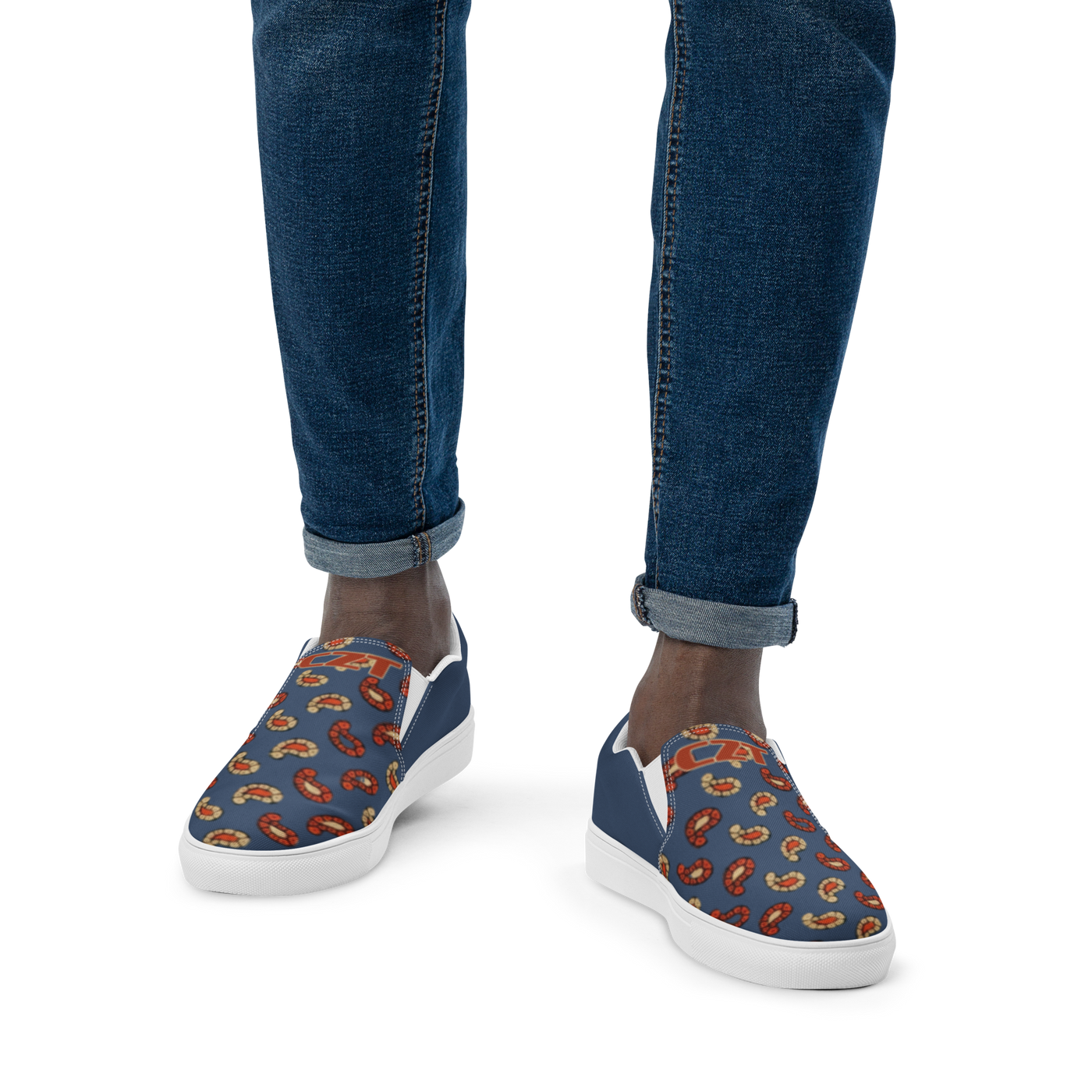CZT PAISLEY Classic Casual Comfortable Canvas Slip-on