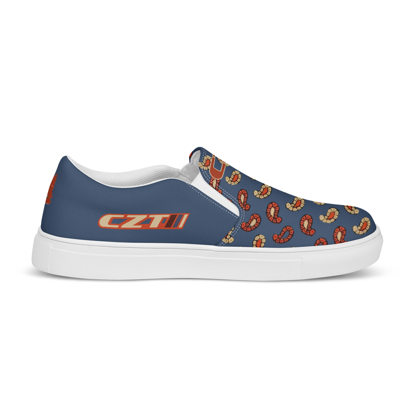 CZT PAISLEY Classic Casual Comfortable Canvas Slip-on