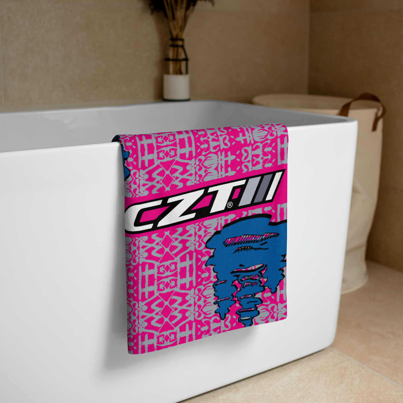 CZT Logo-Themed Beach Towels