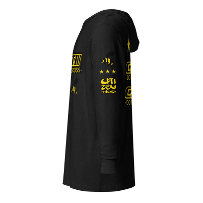 CZT DNC Neon Monochrome Hooded Long Sleeve Tee
