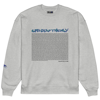 CZT Full Sk8 List Soft Oversized Sweatshirt (Organic)