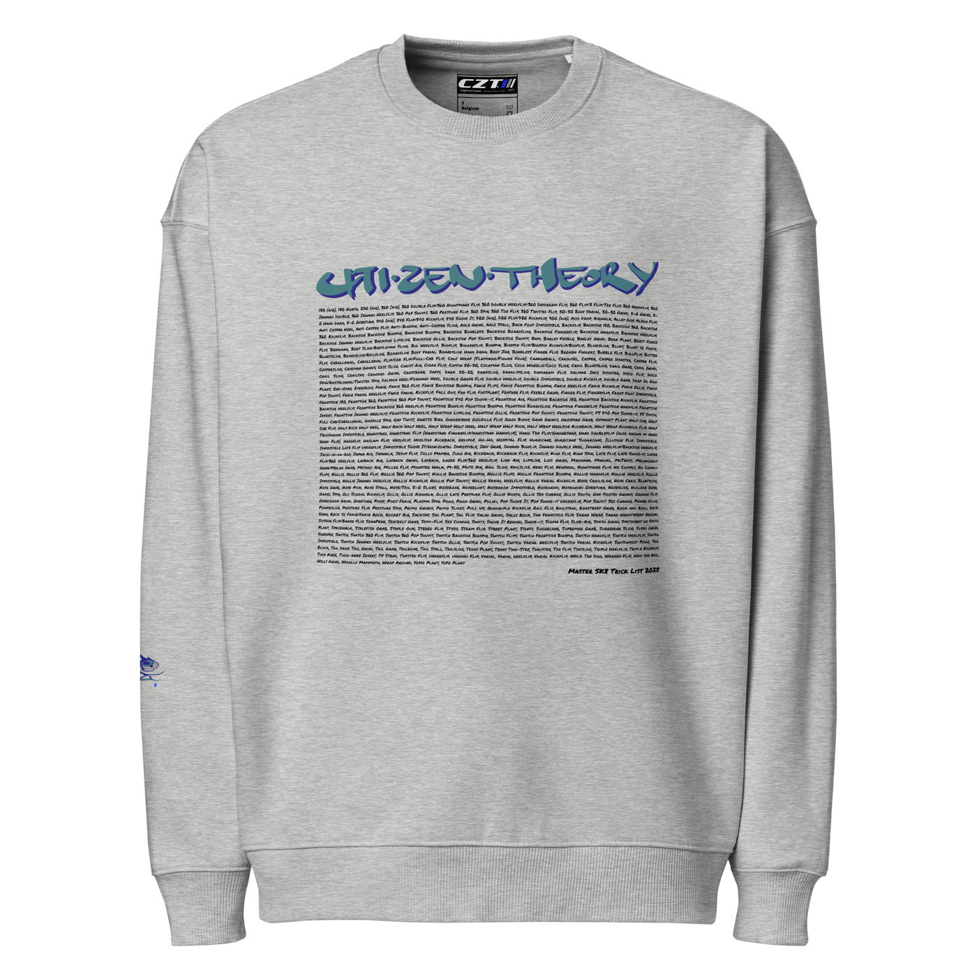 CZT Full Sk8 List Soft Oversized Sweatshirt (Organic)
