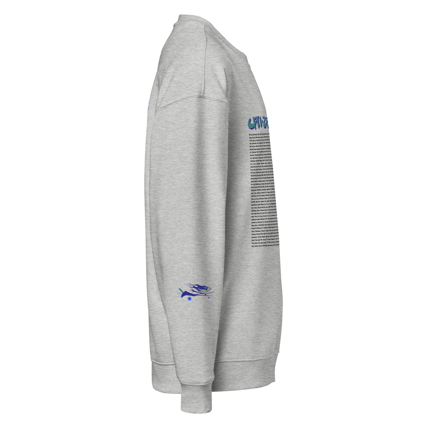 CZT Full Sk8 List Soft Oversized Sweatshirt (Organic)