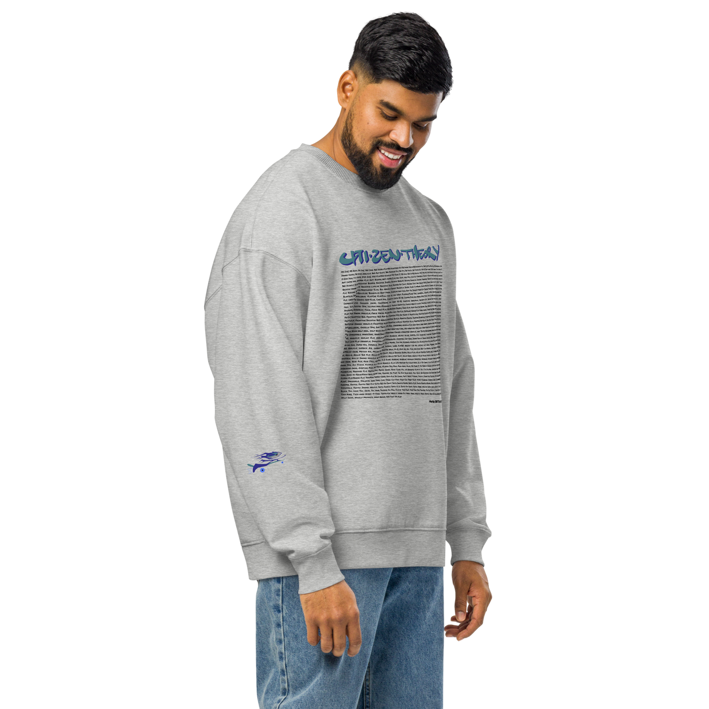 CZT Full Sk8 List Soft Oversized Sweatshirt (Organic)