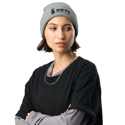 CZT Embroidered BBB Mascot Waffle Beanie