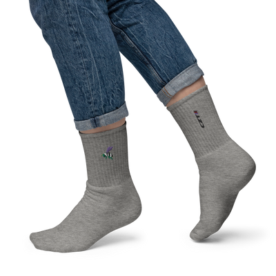 CZT Wandered Wasp Embroidered Socks