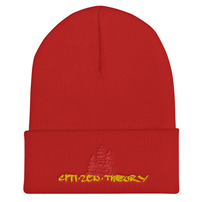 Embroidered CZT Triple Stack Beanie - CITI•ZEN•THEORY