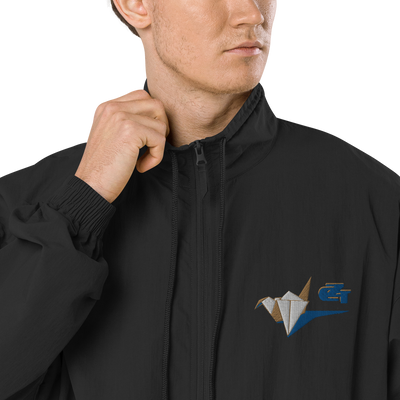 CZT Embroidered Origami Taslan Track Jacket (Recycled)